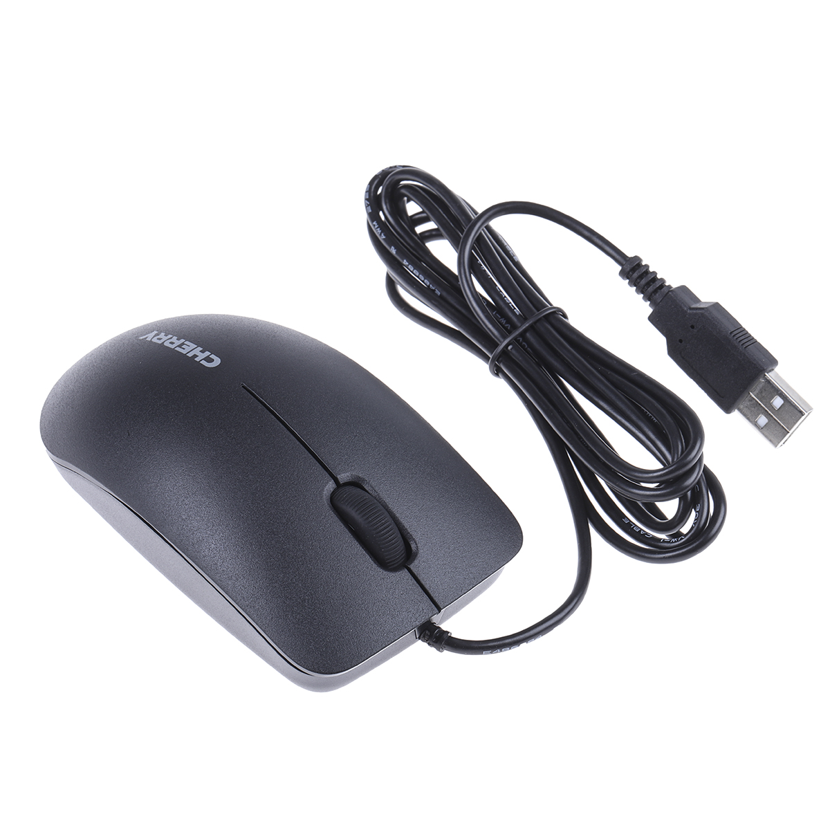Cherry MC 1000 3 Button Wired Standard Optical Mouse Black