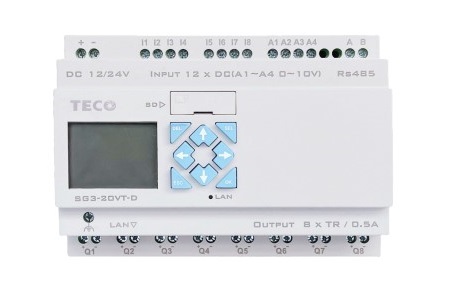 TECO Westinghouse SG3 Series Logic Module, Relay Output, 12-Input, Analogue Input
