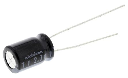 Nichicon 3.3 μF Supercapacitor ±20 % Tolerance, UM 2.7V dc, Through Hole
