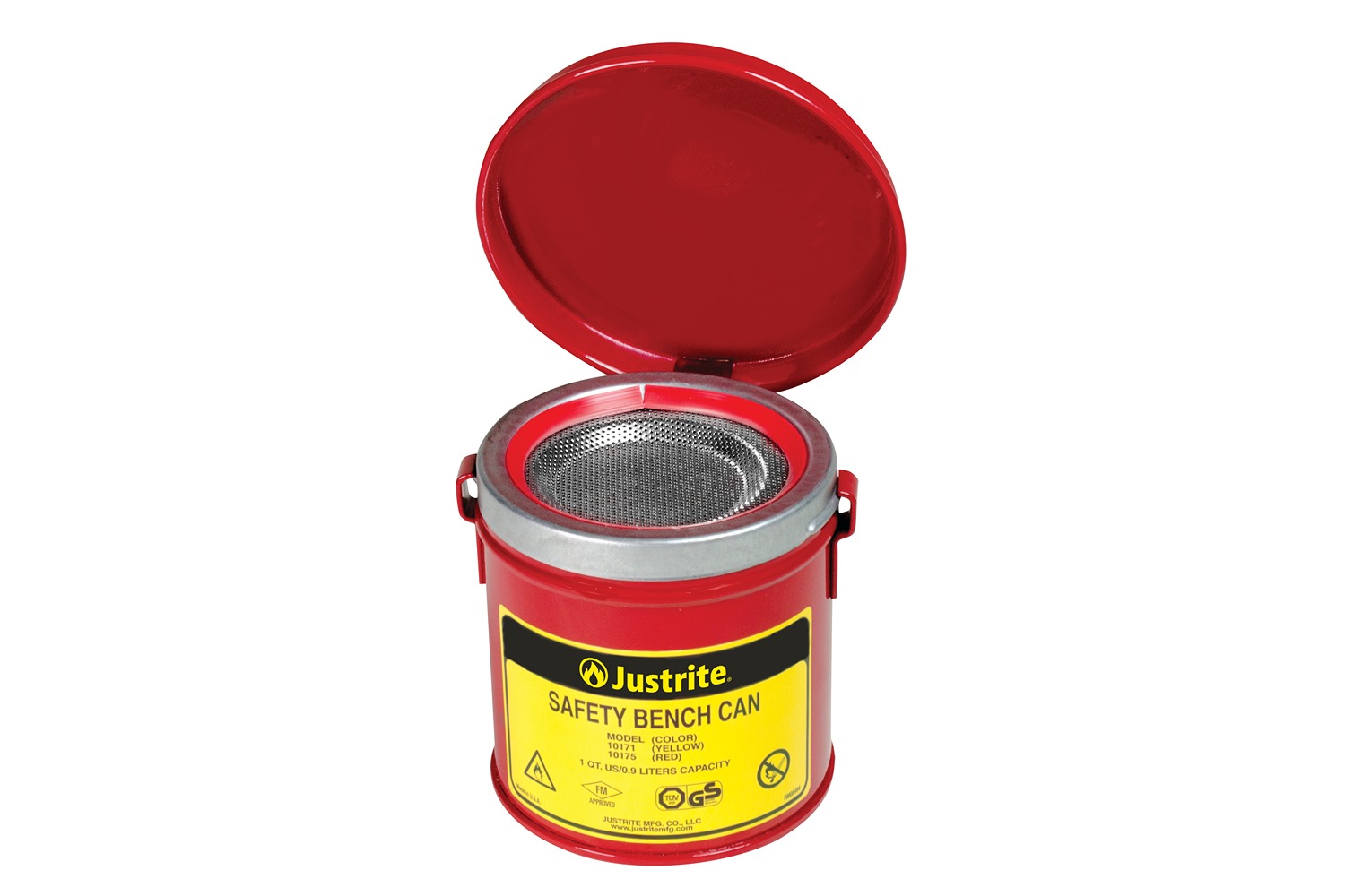 Justrite Steel Safety Can, 8L