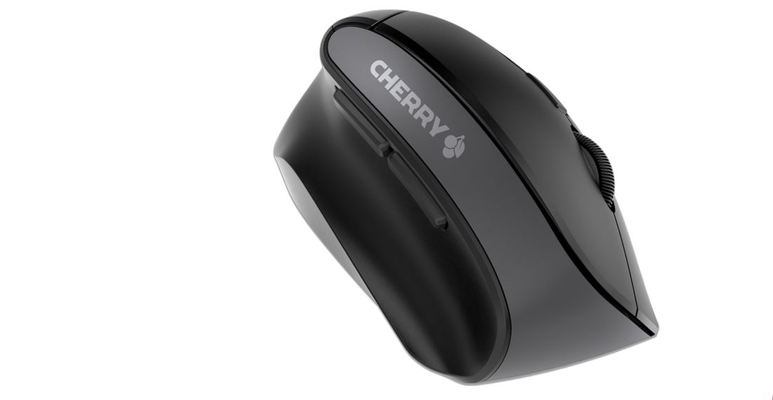 Cherry MW 4500 6 Button Wireless Ergonomic Optical Mouse Black