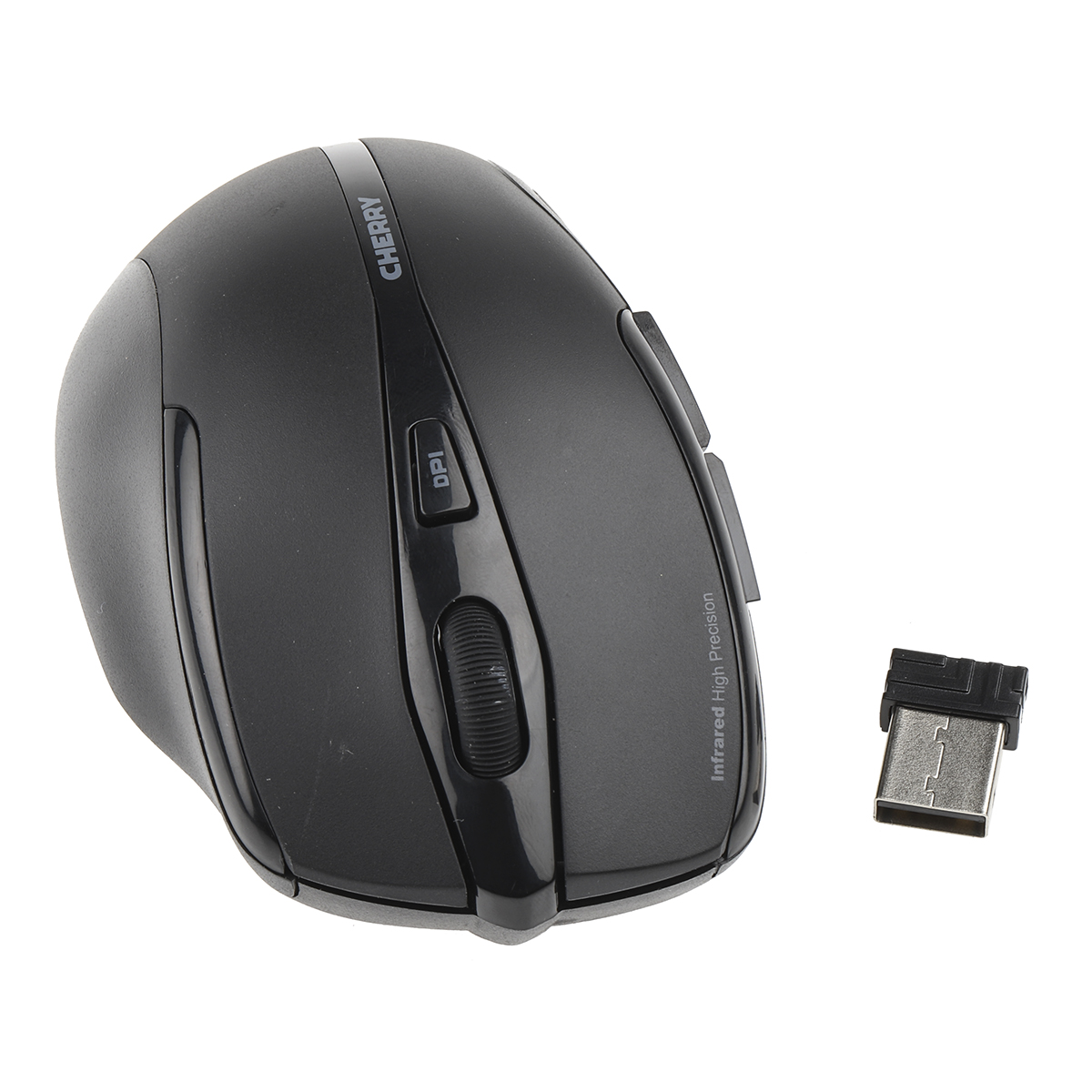 jw-t0100 Cherry MW 3000 5 Button Wireless Standard Optical Mouse Black
