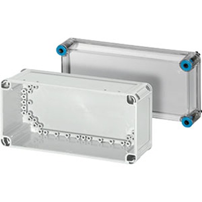 HENSEL K Series Grey Polycarbonate Junction Box, IP66, 150 mm, 275mm 125 mm
