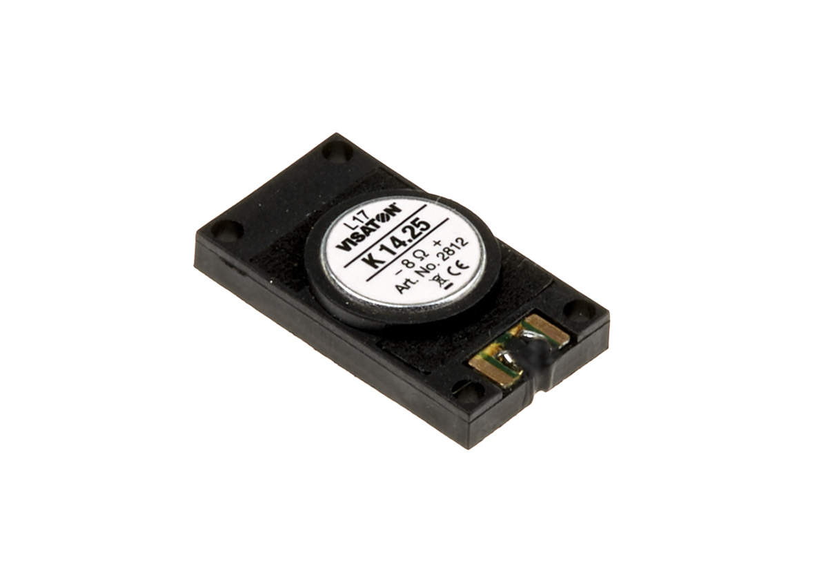 Visaton 8 Ω 1 W Miniature Speaker 8.7 mm Dia. 5.3 mm, 1.4cm