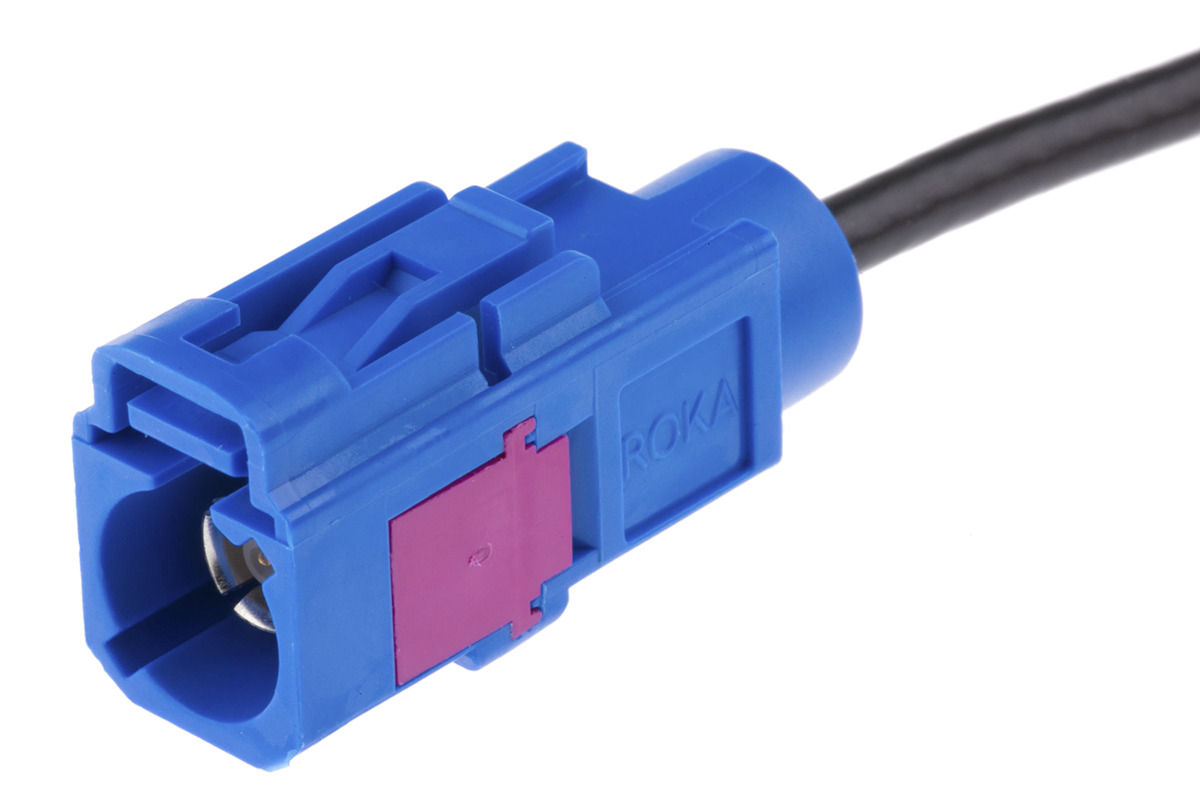 IMS Fakra C-Jack Series Coaxial Cable Male SMB to, 500 mm
