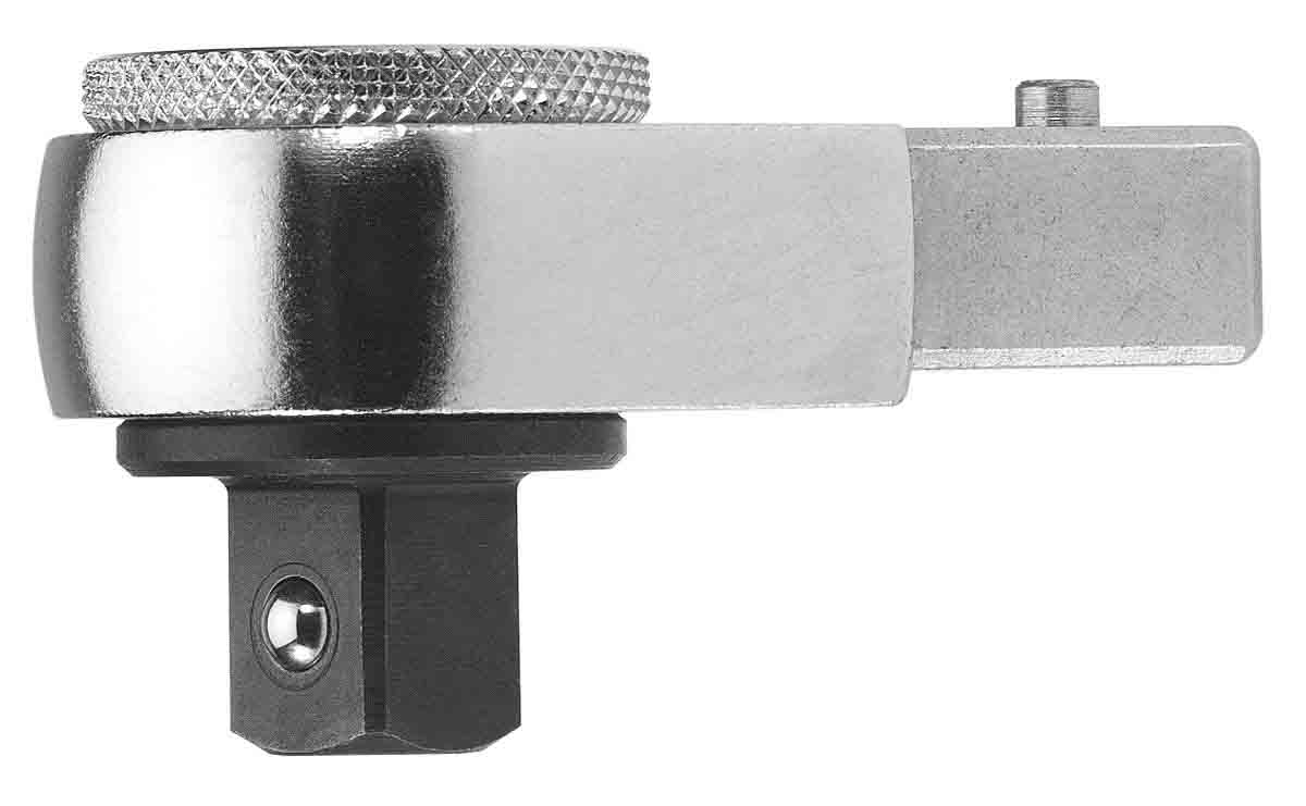Facom Square Ratchet Head, 3/4 Insert, 14 x 18 mm, Chrome Finish