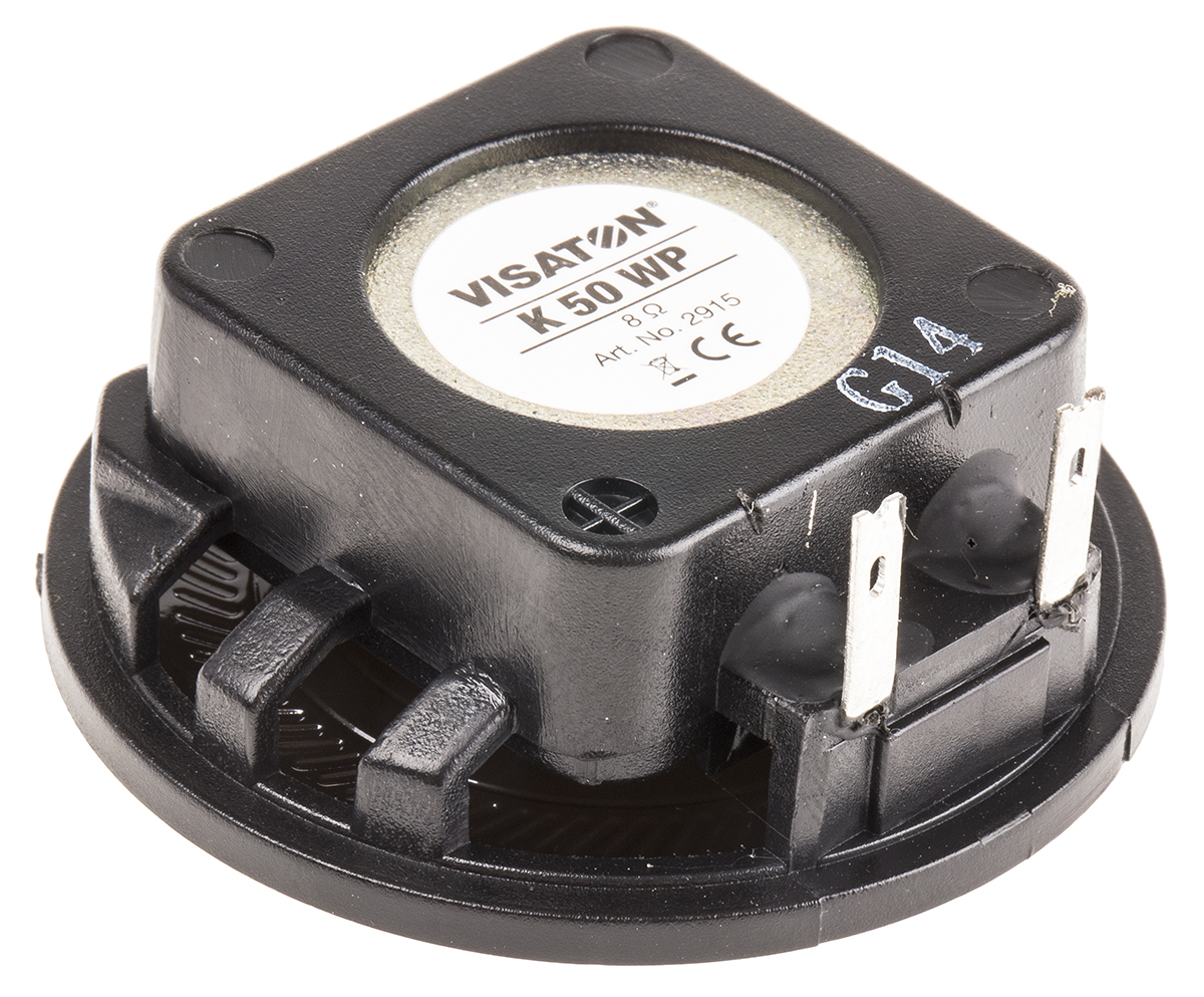 k-50-wp-8-ohm Visaton 50 mm dia, 2W Full Range, 8 Ω, 180 Hz 17 kHz