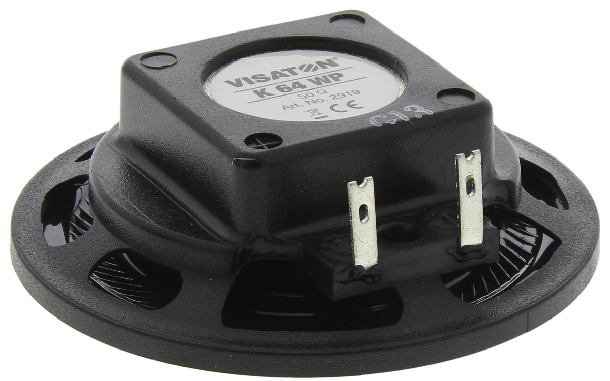 Visaton 64 mm dia, 2W Full Range, 50 Ω, 200 Hz 15 kHz