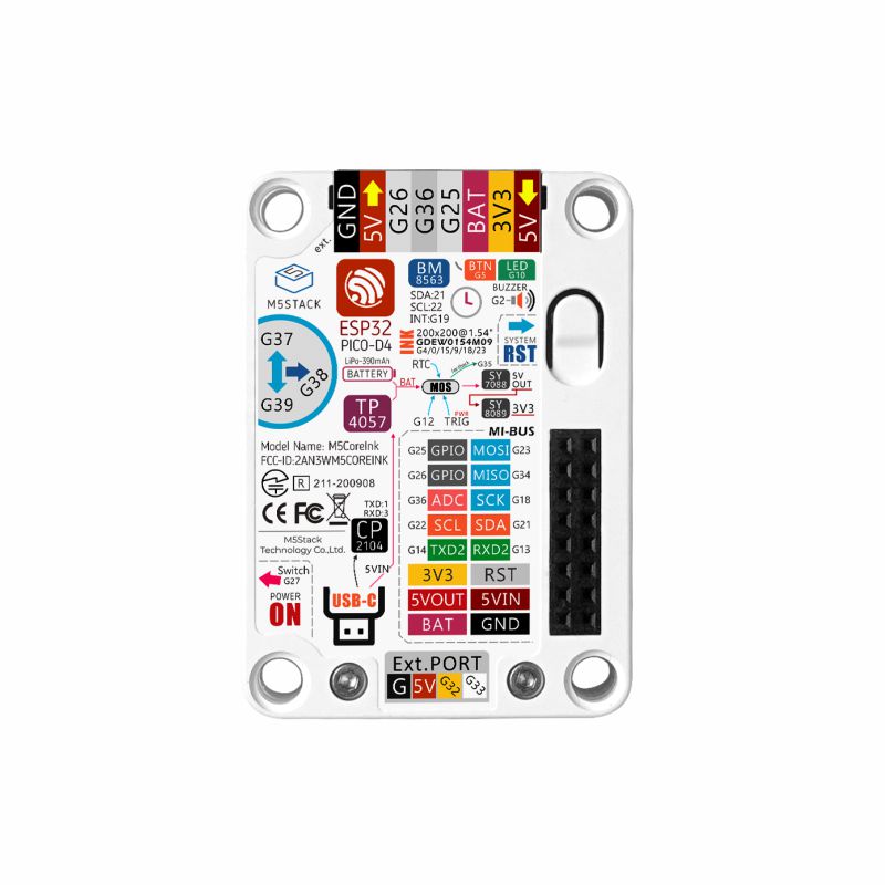 k048 M5Stack CoreInk 32 Bit MCU Development Kit K048