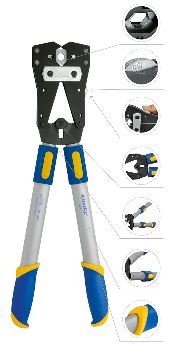 k09 Klauke K09, Hand Crimp Tool, 750 mm