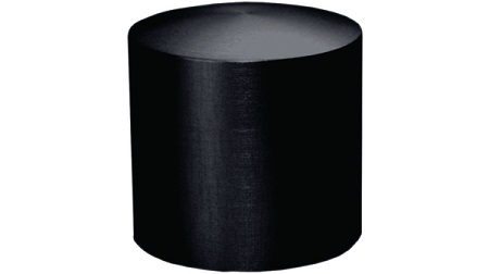 Elma Potentiometer Knob 19 mm, K1-PR-B60 6 mm, Black
