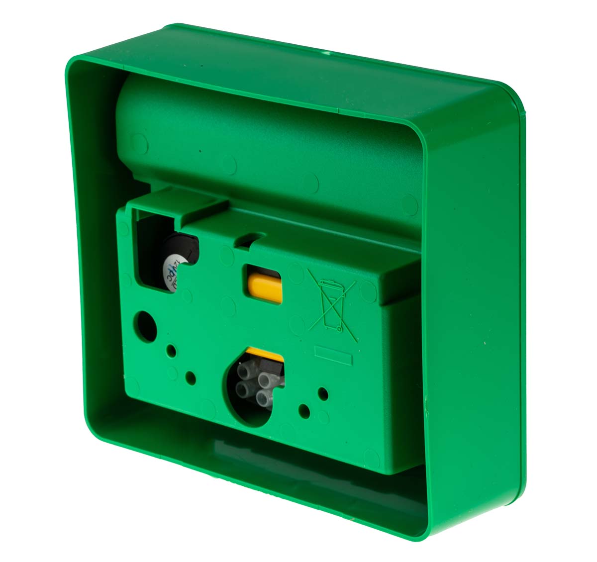 k1010g Hoyles K1000 Series Green Fire Alarm Call Point, Snatch-off Plastic Window Operated, Indoor, No, Battery-Powered