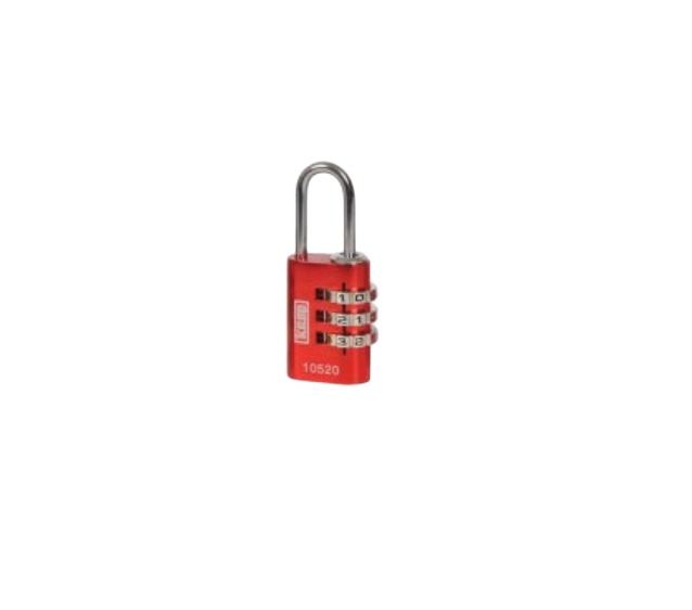 Kasp Combination Aluminium Body, Steel Padlock, 3 mm Shackle, 20mm Body