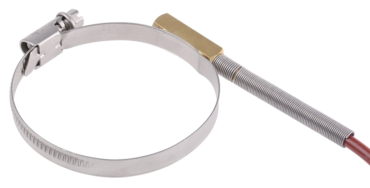 Electrotherm PT100 RTD Sensor 70 mm Dia, 70 mm Long, 2 Wire, F0.3 200 °C Max