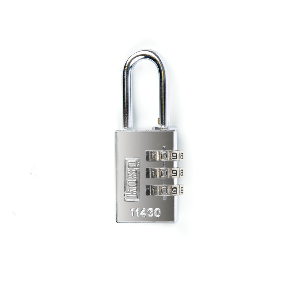 Kasp Combination Padlock Steel Combination Padlock Weatherproof, 12 mm Shackle, 30 mm Body