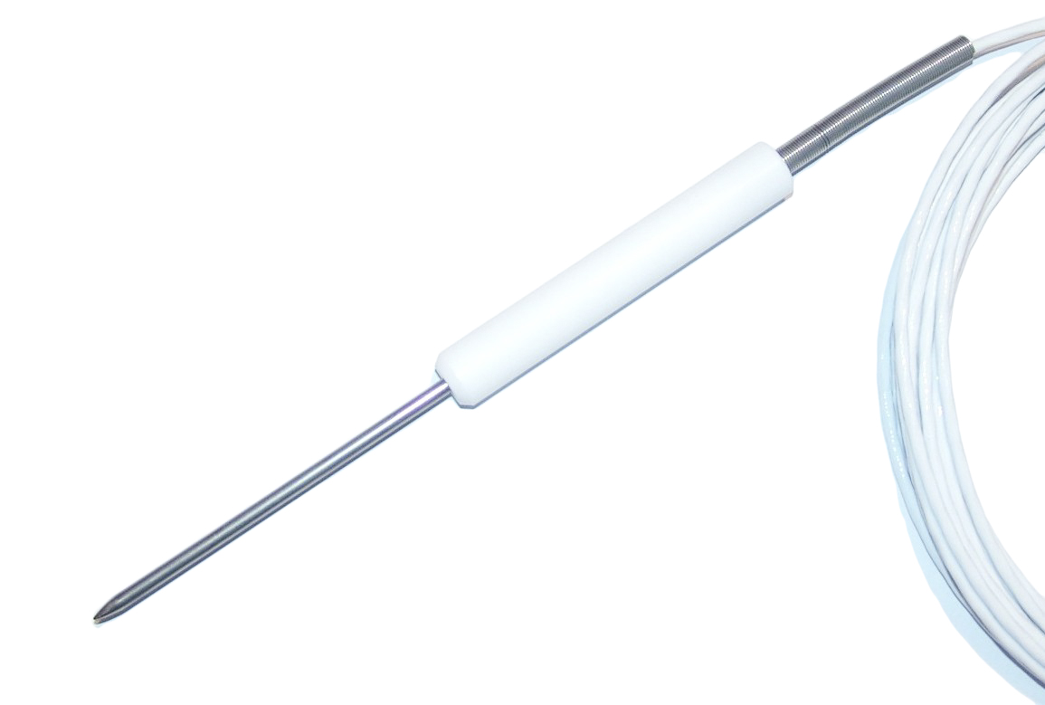 Electrotherm PT100 RTD Sensor 4 mm Dia, 100 mm Long, 4 Wire, F0.3 250 °C Max
