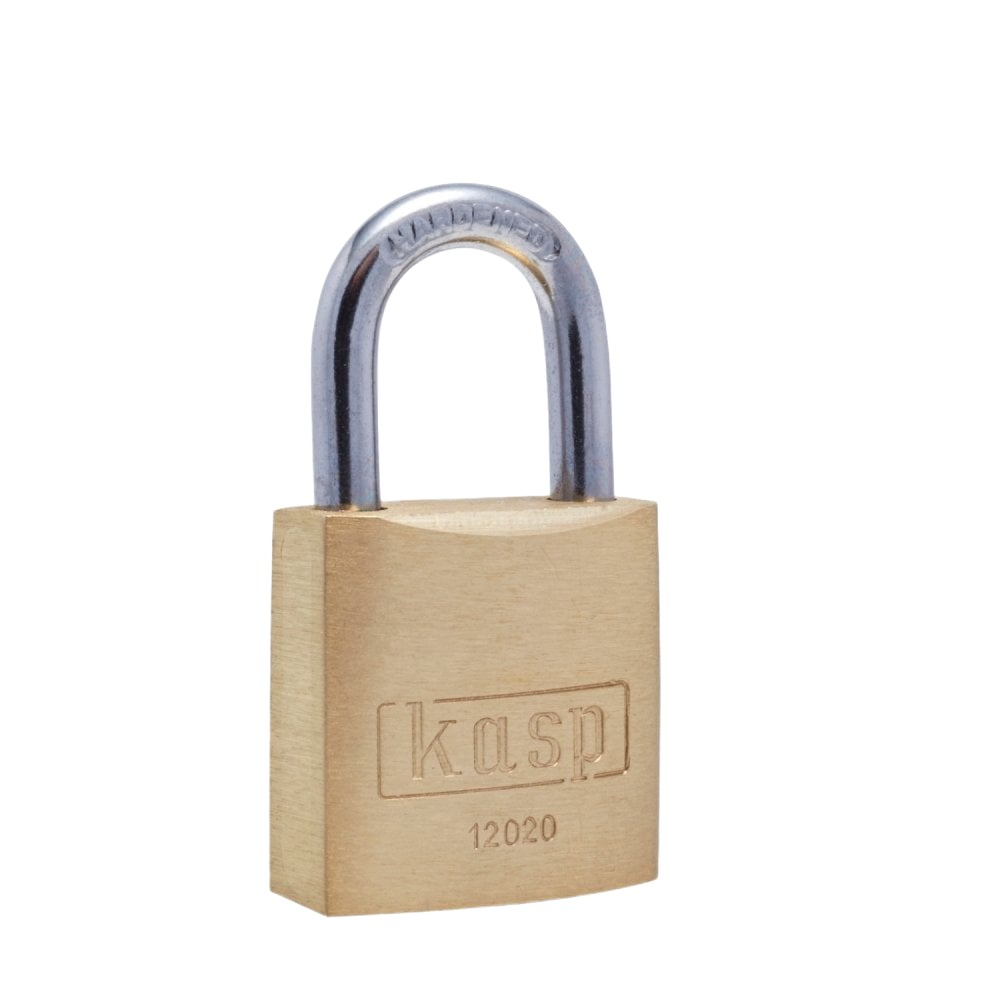 Kasp Padlock Brass Padlock Keyed Alike, 9.5 mm Shackle, 60mm Body