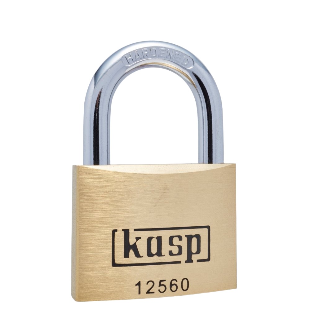 Kasp Padlock Brass Padlock, 8 mm Shackle, 50mm Body