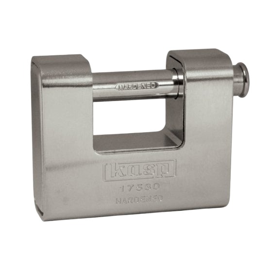 Kasp Padlock Brass Padlock, 12 mm Shackle, 80mm Body