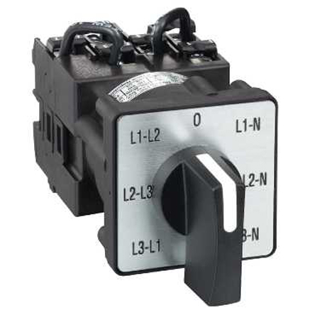Schneider Electric 7 Position 45 °, Black Handle Actuator 12 A
