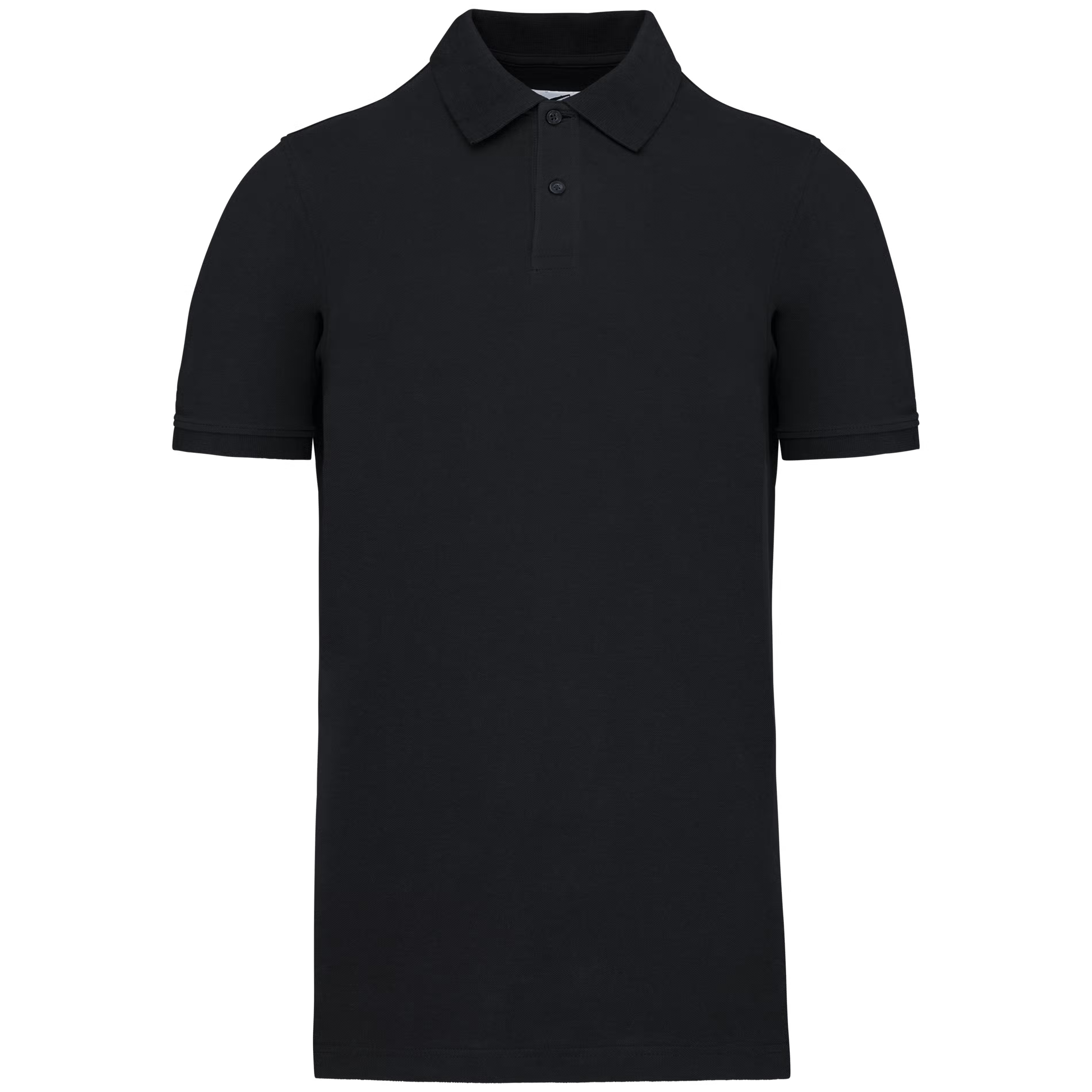 KARIBAN K2025 Black 100% Cotton Polo Shirt M