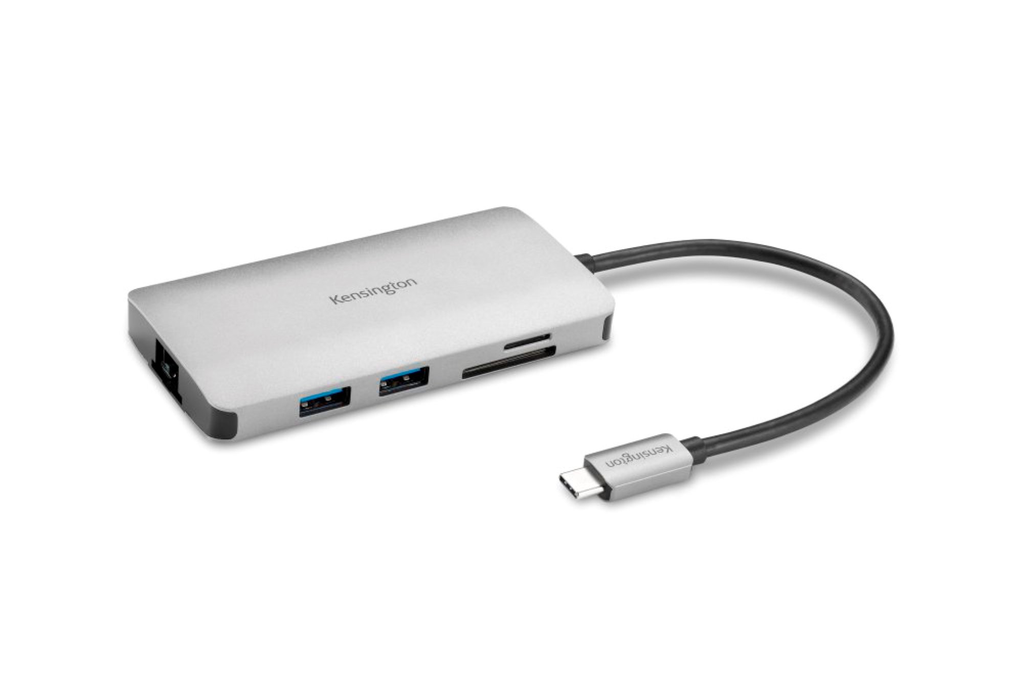 Kensington 4 Port USB Type C USB Hub, USB-C Type Power Supply Powered, 52 mm 13 mm 105mm