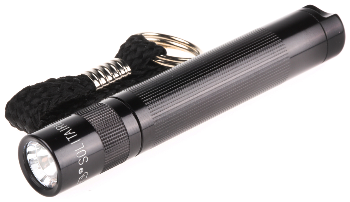 Maglite Incandescent Lamp Keyring Torch Black 2 lm, 81 mm