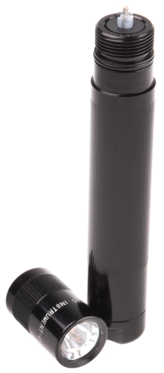 k3a012 Maglite Incandescent Lamp Keyring Torch Black 2 lm, 81 mm