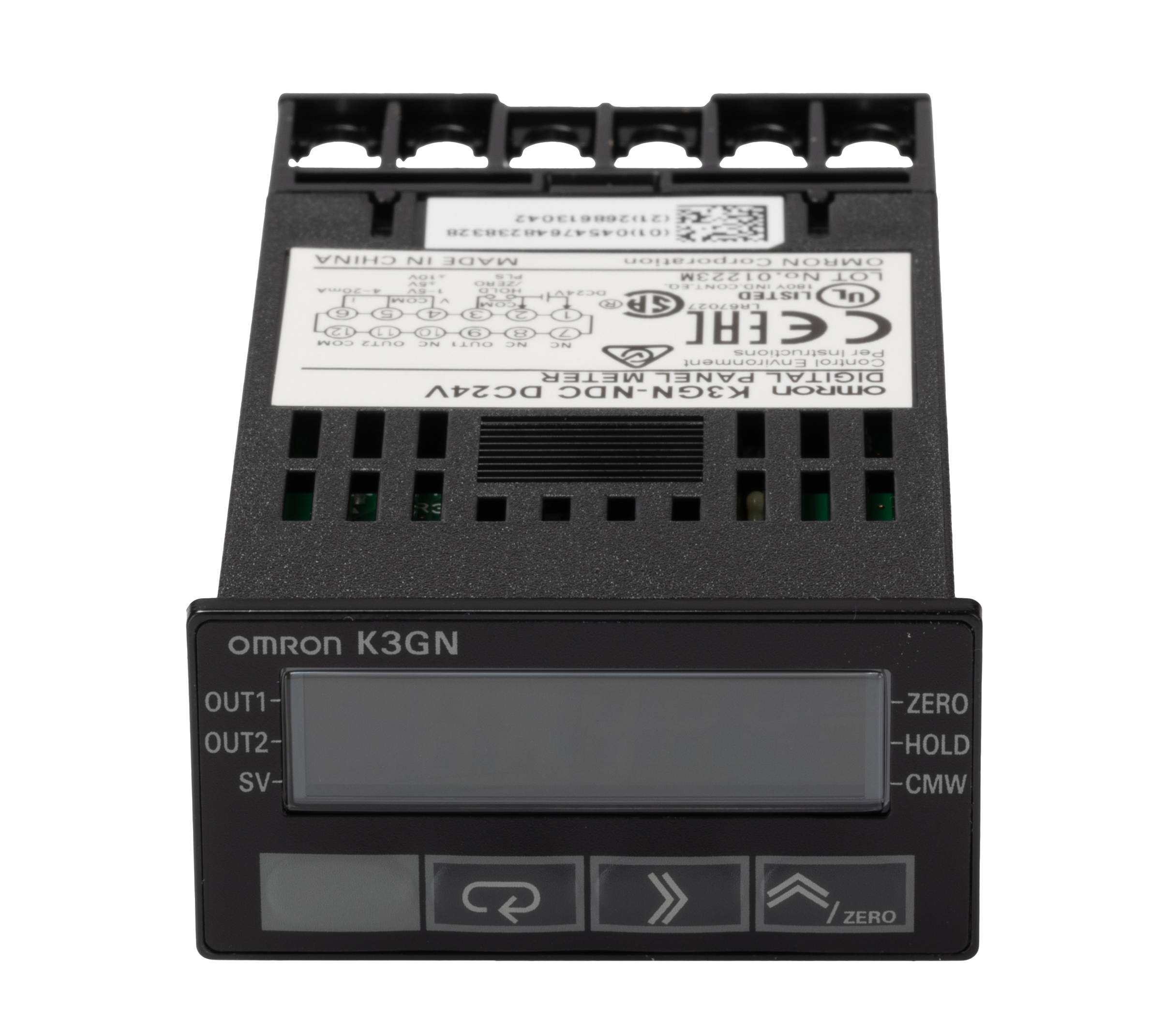 k3gn-ndc-24vdc Omron K3GN 7 Segment LCD Digital Panel Multifunction Meter for Voltage, Pulse, Current,  22.2 mm  x 45 mm