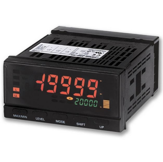 Omron Negative LCD (backlit LED) Display 7 Segment Digital Digital Panel Multifunction Meter for Current, Voltage,  14.2