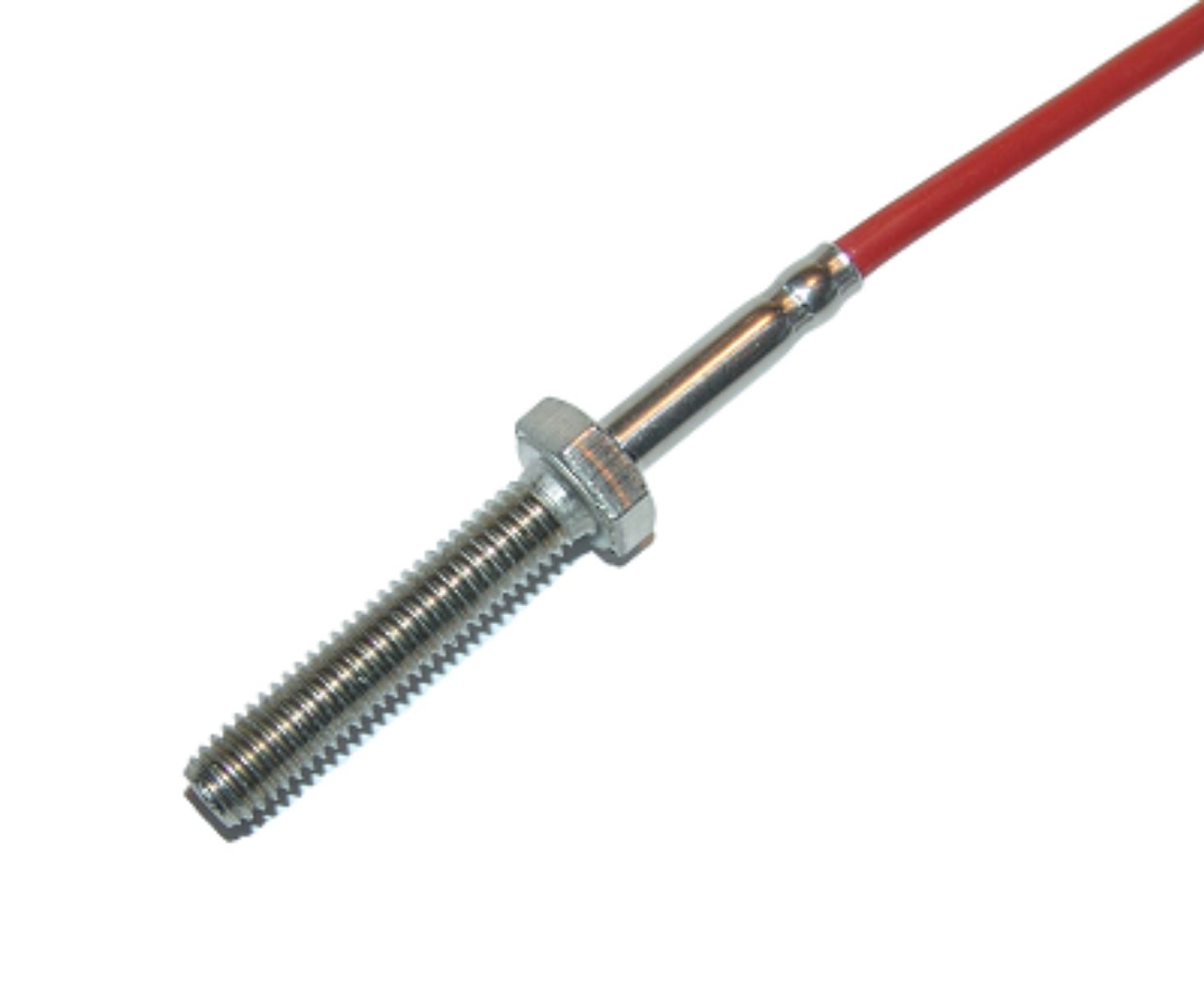Electrotherm PT100 RTD Sensor 6 mm Dia, 20 mm Long, 4 Wire, 200 °C Max