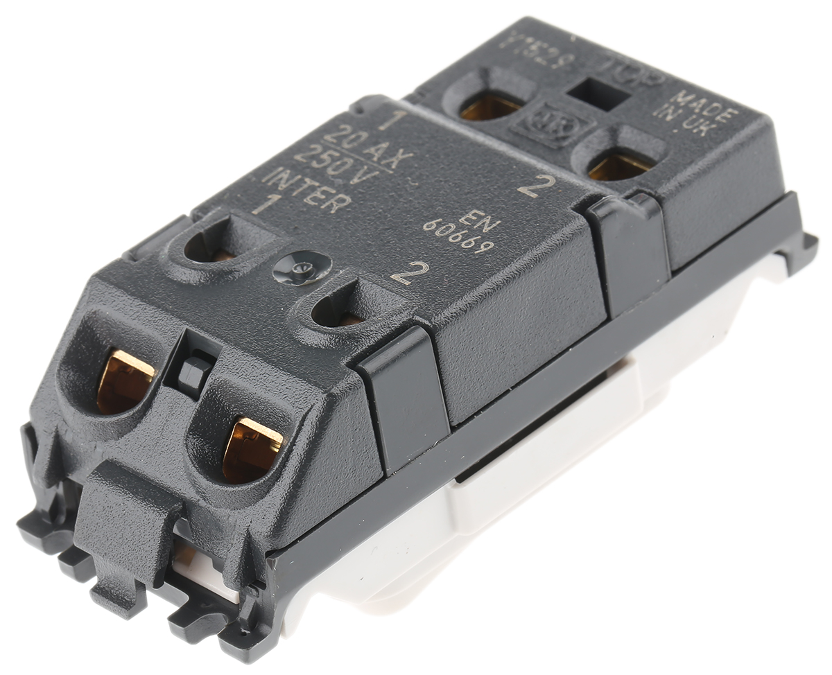 k4893-whi MK Electric 1 Way White 20A Grid Plus Series