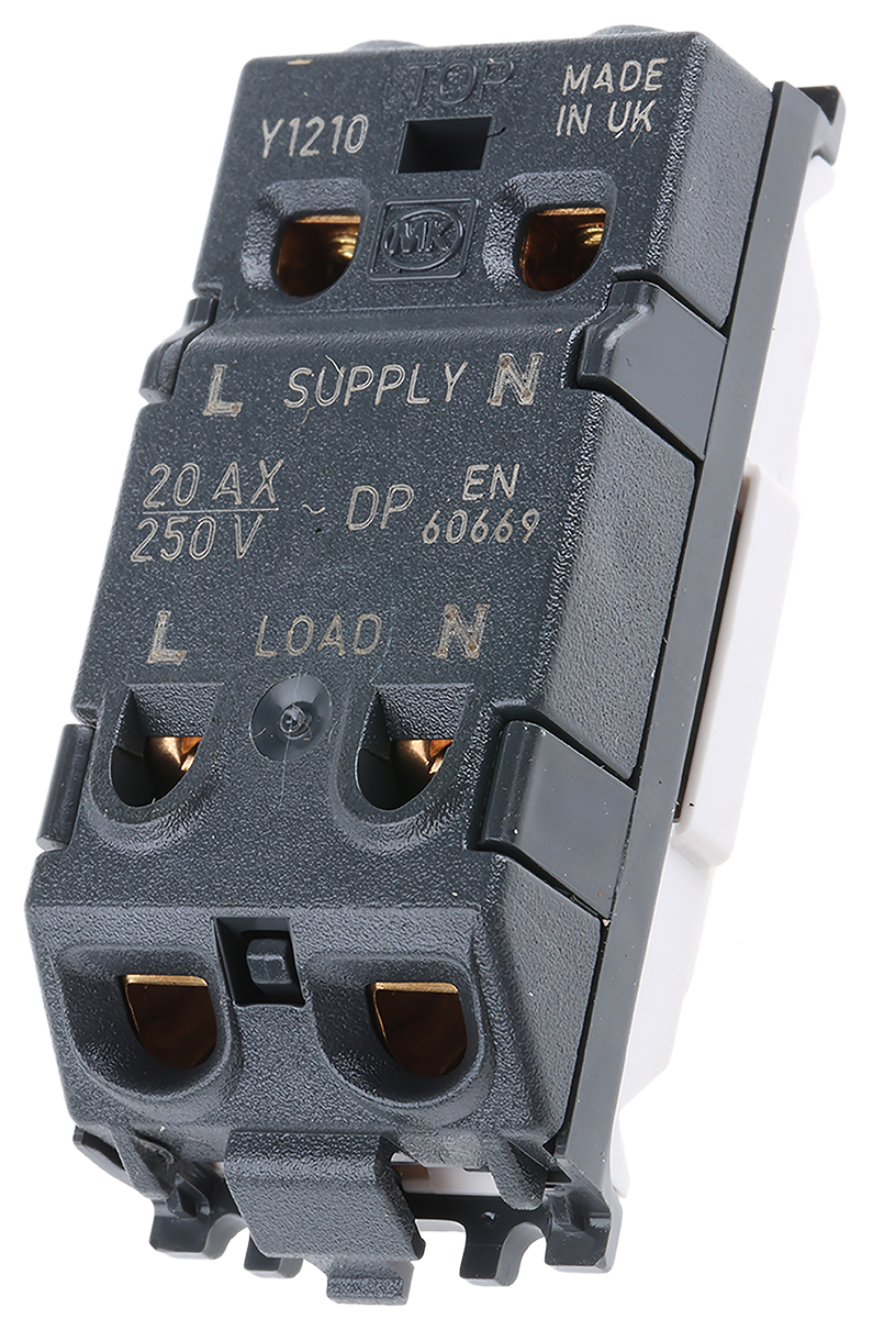 k4896n-whi MK Electric 1 Way White 20A Grid Plus Series