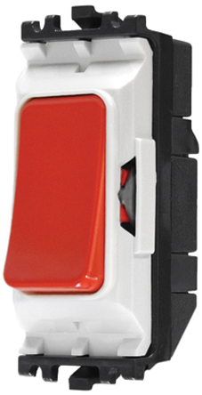MK Electric 1 Way Red 20A Grid Plus Series