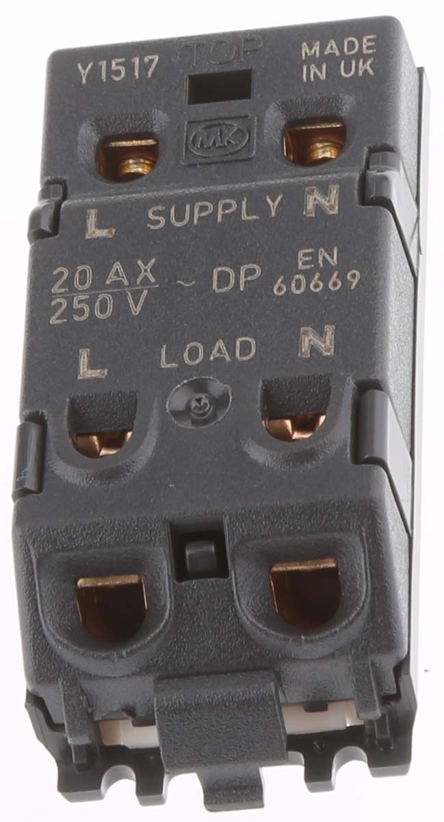 MK Electric 1 Way White 20A Grid Plus Series