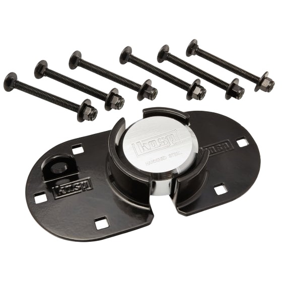 Kasp Black 1-Lock Locking Hasp Hardened Steel Lockout Hasp