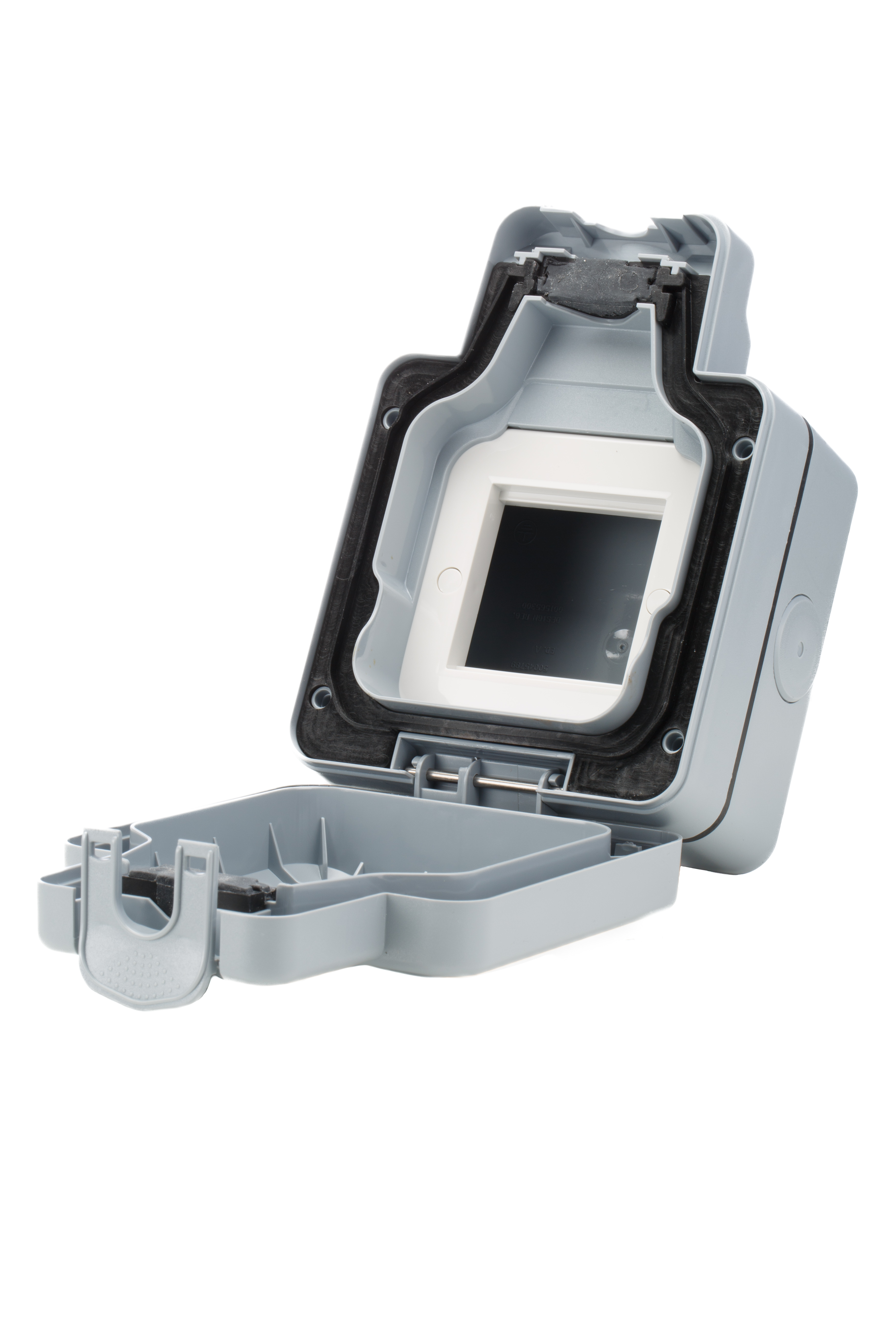 k56423gry MK Electric Grey Plastic Back Box, IP66, 12 Gangs 110mm 89 mm