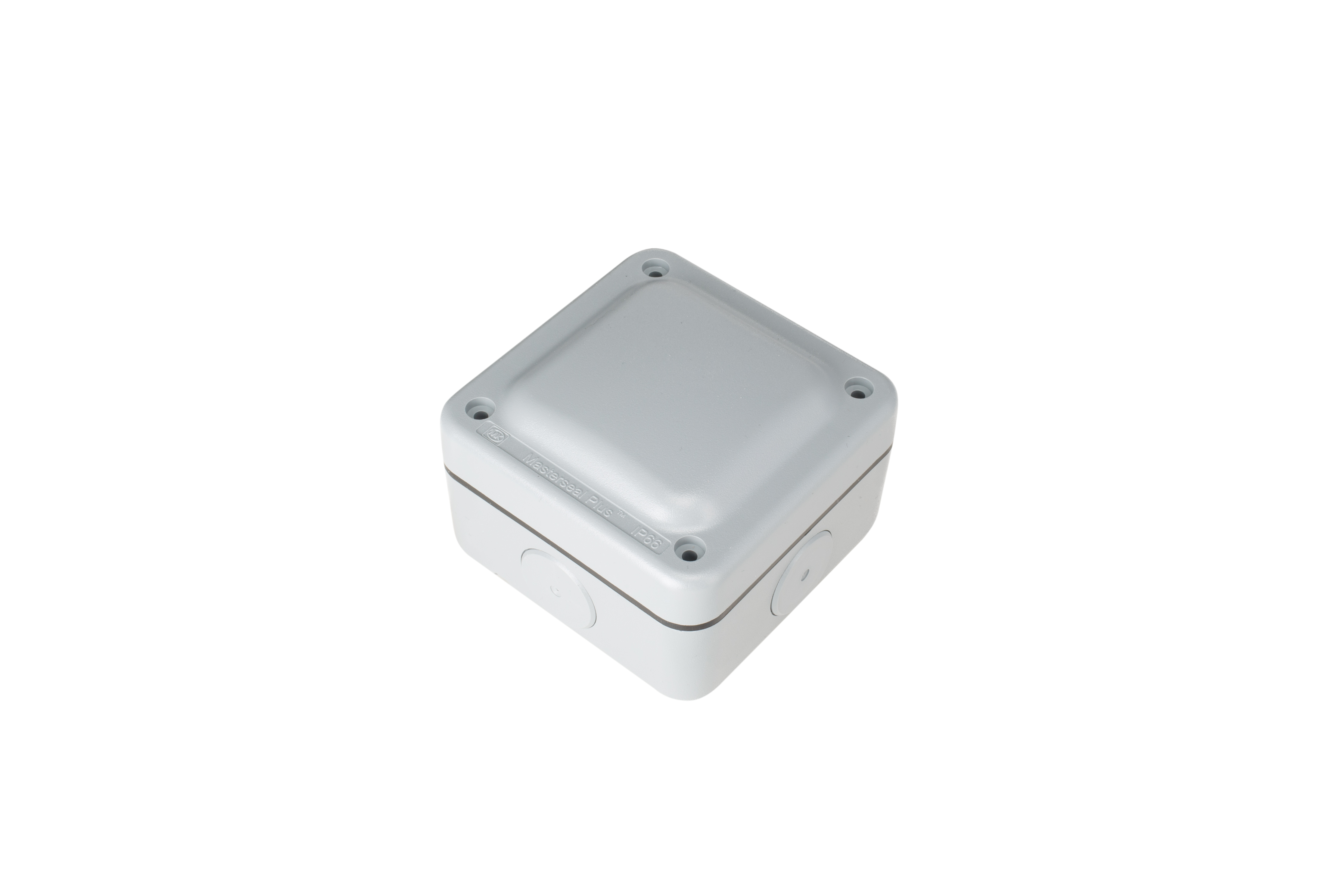 MK Electric Masterseal Plus Series Grey Polyester Junction Box, IP66, 4 Terminals, 95 mm, 95mm 65 mm