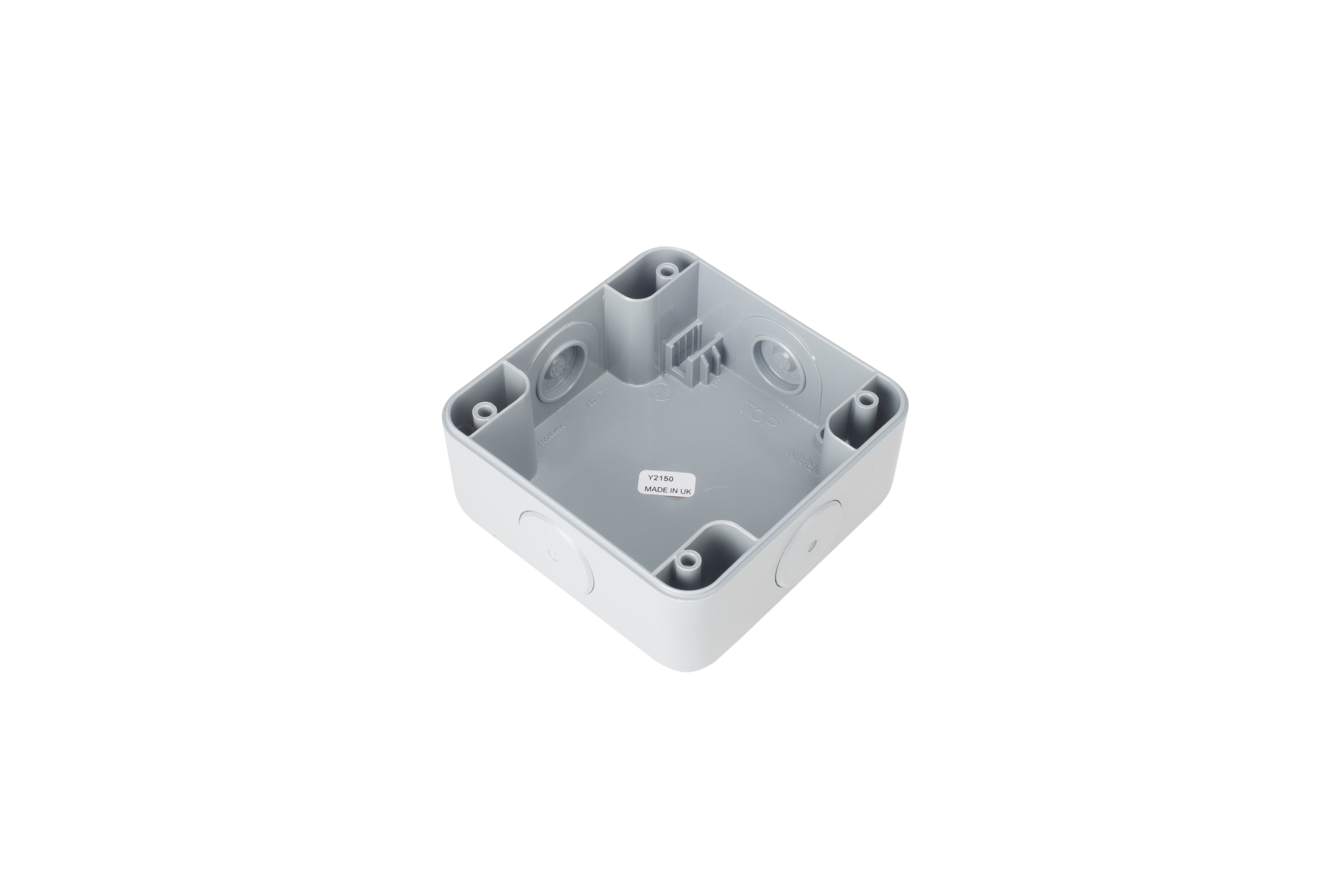 k56506gry MK Electric Masterseal Plus Series Grey Polyester Junction Box, IP66, 4 Terminals, 95 mm, 95mm 65 mm