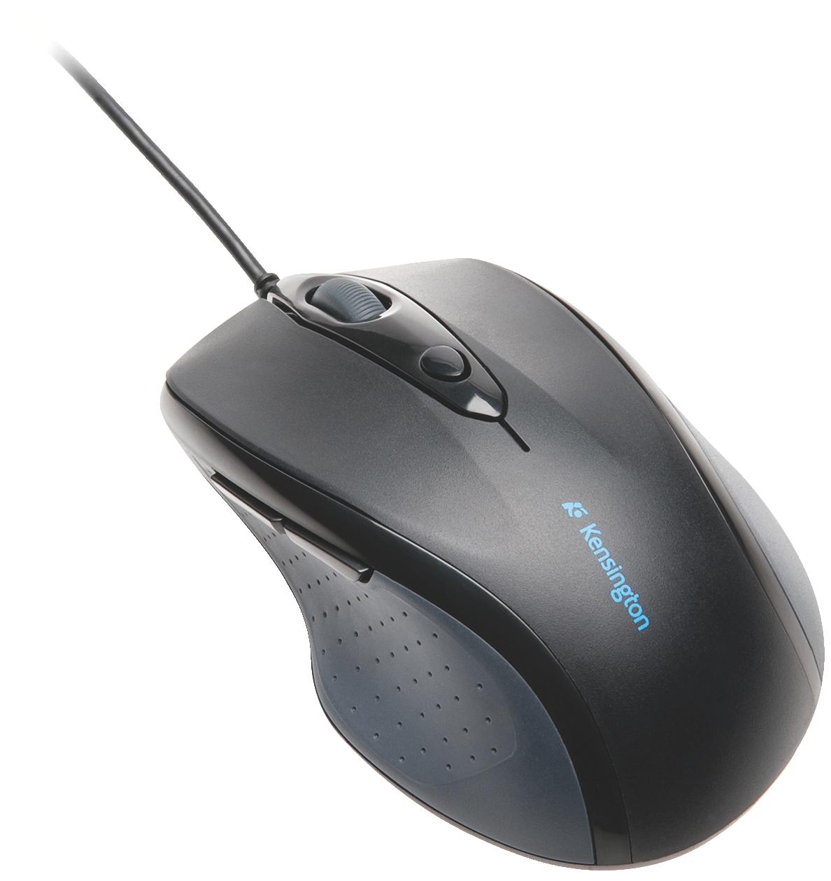 Kensington K72369EU 6 Button Wired Ergonomic Optical Mouse Black