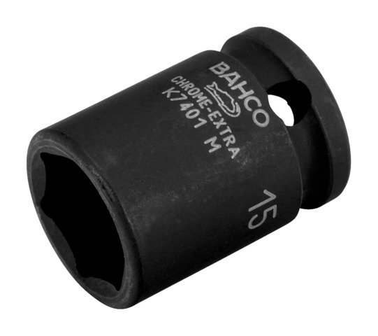 Bahco 11 mm 3/8 in Drive Impact Socket, 27 mm length