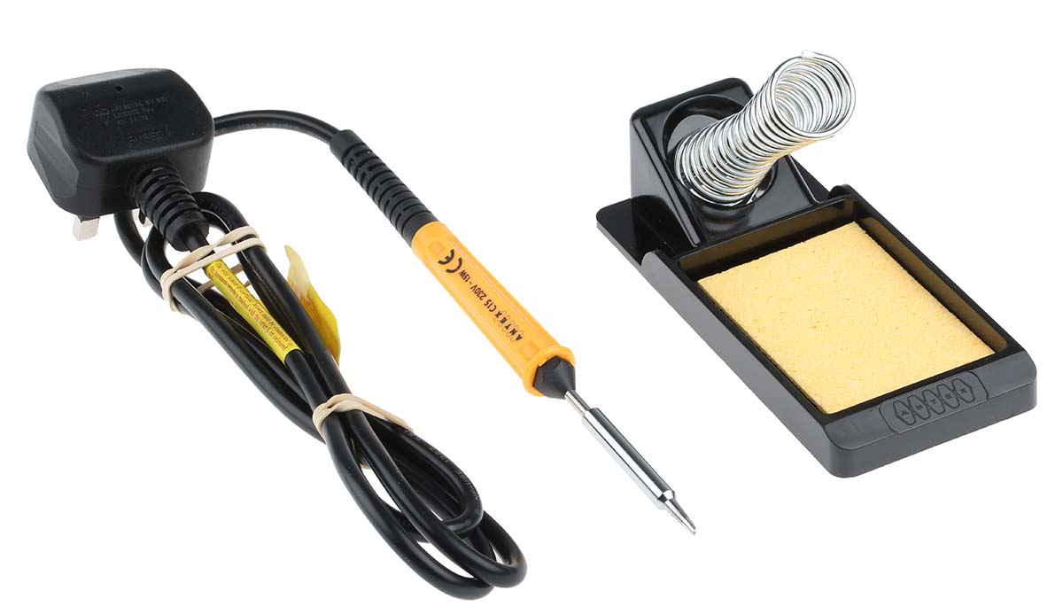 Antex Electronics 15W Electric Soldering Iron Kit, kit contents: Soldering Iron and Stand