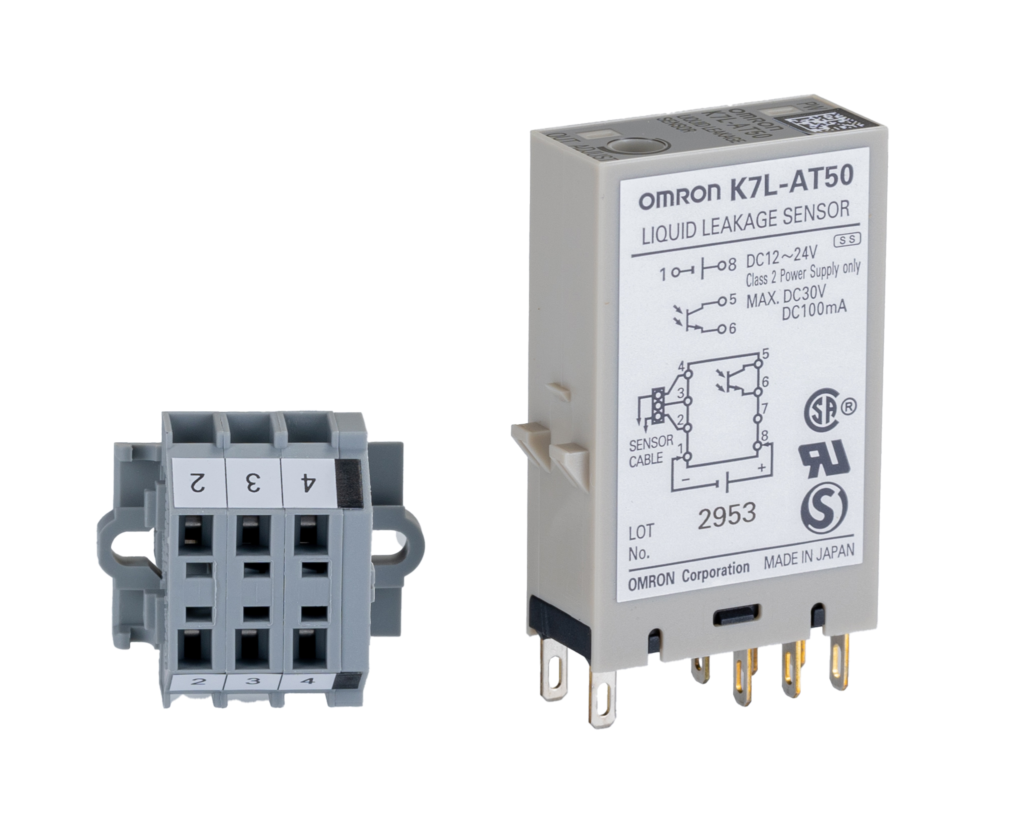 Omron K7L Series Liquid Leak Sensor -, Rack 2 Voltage Input 24V-Rated PNP/NPN