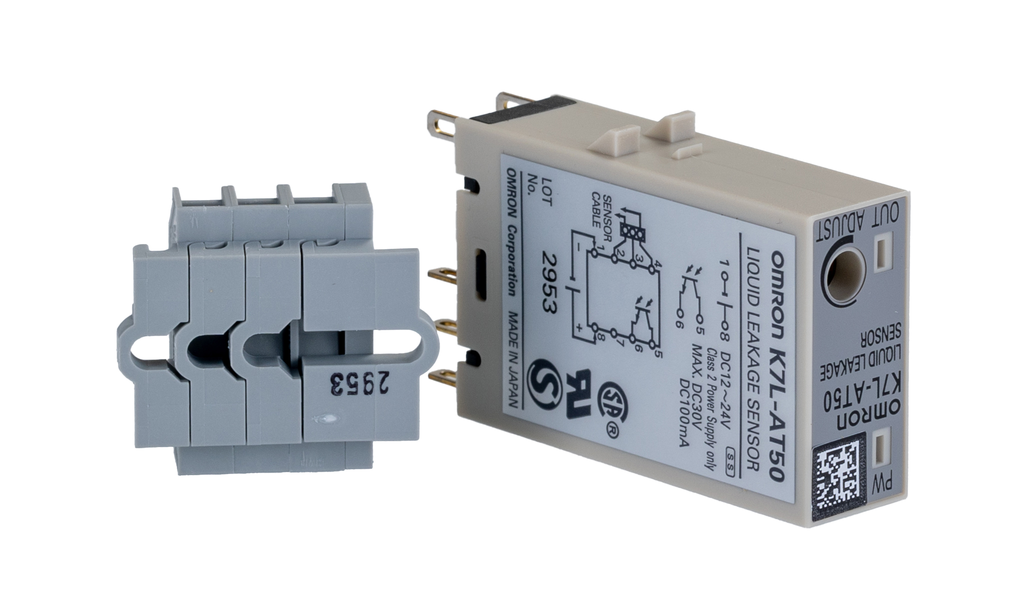 k7l-at50 Omron K7L Series Liquid Leak Sensor -, Rack 2 Voltage Input 24V-Rated PNP/NPN