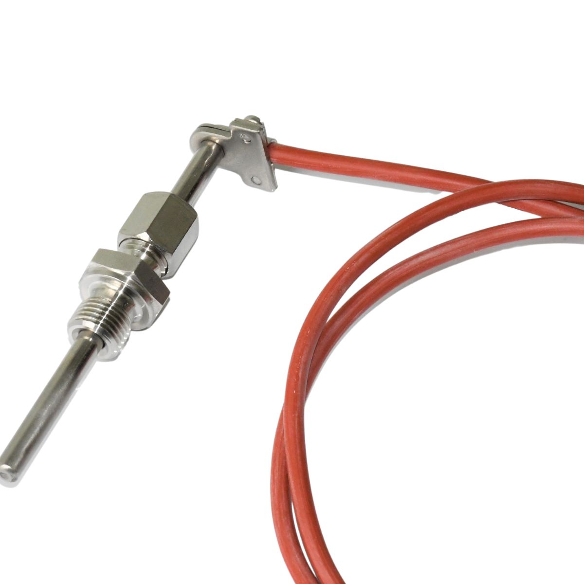 Electrotherm PT100 RTD Sensor 6 mm Dia, 100 mm Long, 2 Wire, F0.3 200 °C Max