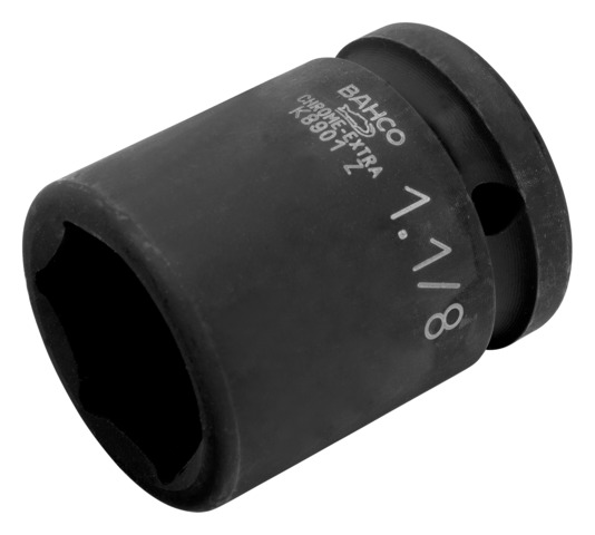 Bahco 1-5/8 in 3/4 in Drive Impact Socket, 62 mm length