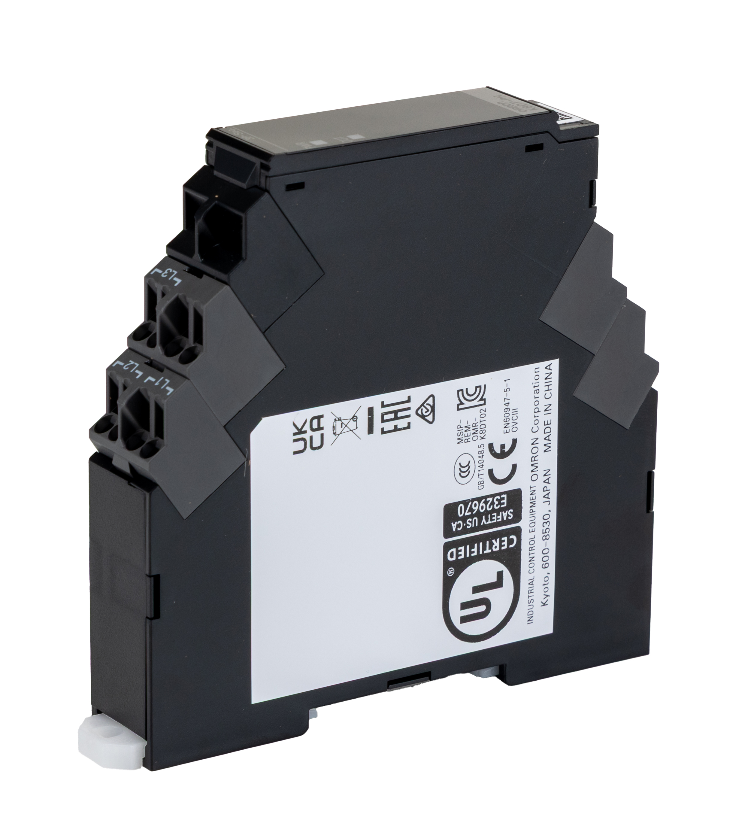 k8dt-ph1cn Omron Monitoring Relay, 3 Phase, SPDT, DIN Rail, 200V ac, 480 V ac