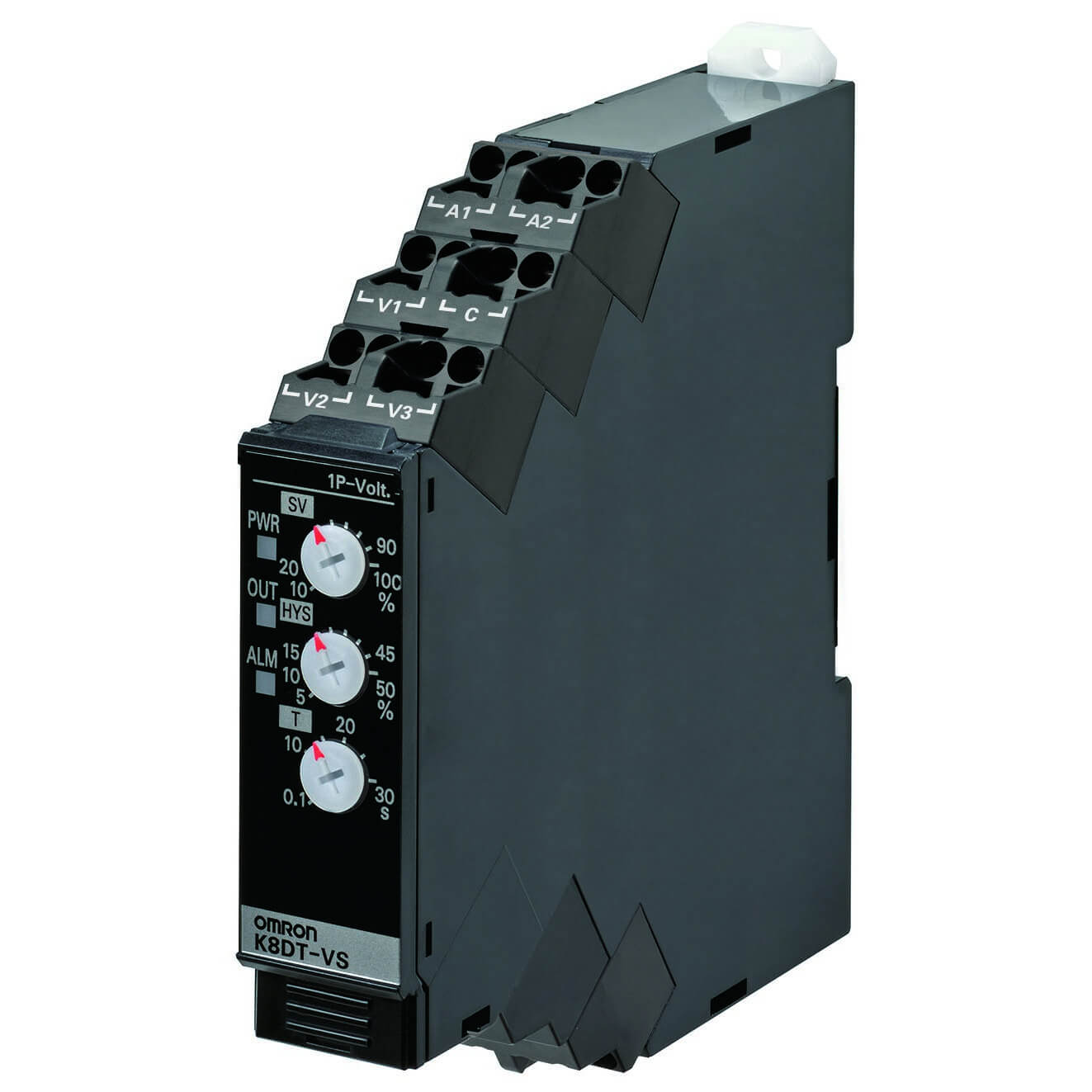 Omron Monitoring Relay, 1 Phase, SPDT, DIN Rail, 0V ac 0 V ac