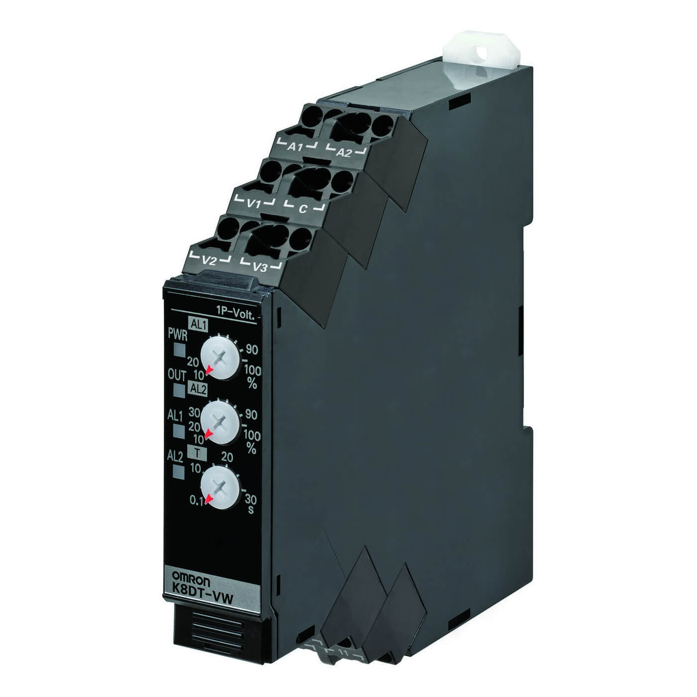 Omron Monitoring Relay, 1 Phase, SPDT, DIN Rail, 0V ac 0 V ac