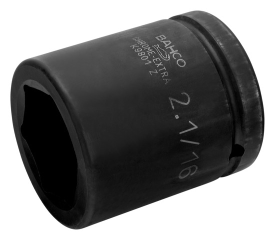 Bahco 2-7/8 in 1-1/2 in Drive Impact Socket, 111.1 mm length